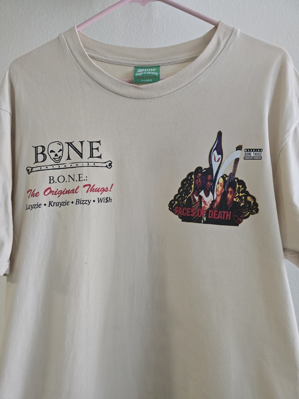 Bone Thugs-N-Harmony x Shoe Palace Crewneck Tee - Cream